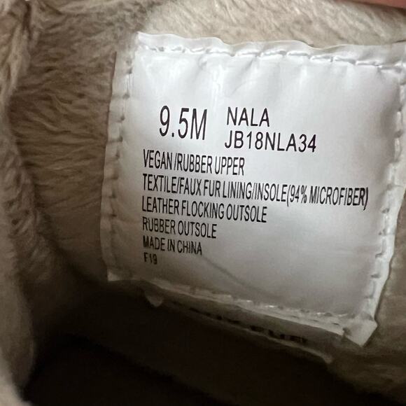 JBU by Jambu Nala Women's Size 9.5M Duck Rain Boots Lace Up Waterproof Navy/Tan - Picture 6 of 11